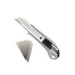 Master Geniş Gövdeli Falçata + 10 Adet Yedek Uç Metal Maket Bıçağı