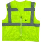 Master Ikaz Yeleği Fosforlu Mühendis Sarı - L - XL