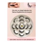 Master Lashes Doğal Görünümlü 3d-13 İpek Takma Kirpik 7 çift Kirpik Seti