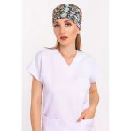 Master Likra Test Desenli Doktor Hemşire Hastane Medikal Ameliyathane Cerrahi Bone