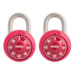 Master Lock 1530T Soyunma Kilidi Kombinasyon Asma Kilit, 2 Adet (1'li Paket) Renkler Değişebilir