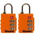 Master Lock 4684T Kendi Kombinasyonunuzu Ayarlayın TSA Onaylı Bagaj Kilidi, 1-3/8 inç Geniş, Renkler Değişebilir