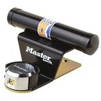 Master Lock Ana Kilit, 1488EURDAT Tuş Kilitli Asma Garaj Kapısı Koruyucu, Siyah