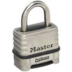 Master Lock asma kilit, ProSeries® paslanmaz çelik asma kilit, yüksek güvenlik kilidi, sıfırlanabilir şifreli kilit, şantiyeler, sanayi siteleri, üretim ortamları ve daha fazlası için en iyisi