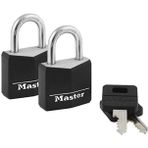 Master Lock Kapalı Alüminyum Asma Kilitler, Anahtarlı Küçük Kilitler, Anahtarlı Alike Asma Kilitler,