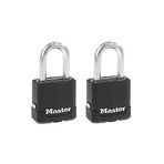 Master Lock M115XTLF Magnum Ağır Hizmet Tipi Anahtarlı Dış Mekan Asma Kilit, 2'li Paket Anahtarlı-Aynı