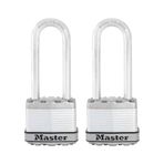 Master Lock M1XTLJ Magnum Anahtarlı Ağır Hizmet Tipi Asma Kilit, 2'li Paket Anahtarlı-Benzeri