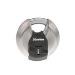 Master Lock M50XD Magnum Ağır Hizmet Paslanmaz Çelik Discus Asma Kilit, Anahtarlı, Gümüş