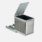 Master Wood Raylı Dolap Içi Çöp Kovası 16 Lt