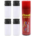 MasterCare 712680 Flash Çakmak Gazı 4 Adet Çakmak Seti