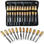 MasterCare 715248 Elena 12 Parça Çantalı Ağaç Oyma ve Kesici Set