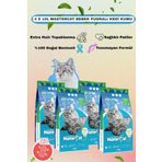 mastercat 4 X 10L Bebek Pudralı Kedi Kumu Ekonomik Paket