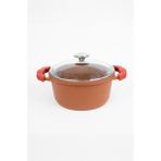 Masterchef Aluminyum Döküm Derin Tencere 20 cm - Turuncu