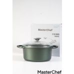 Masterchef Alüminyum Döküm Derin Tencere – 22 cm Yeşil