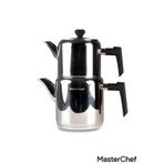 Masterchef Mimoza Orta Boy Çaydanlık – 4 Parça Paslanmaz Çelik - Çay Keyfi