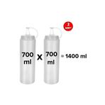 Masterchef Yağdanlık - Sunumluk Çeyizlik Sirkelik Sosluk Sızdırmaz 700ml X 2 Adet