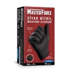 MasterForce MASTER FORCE SİYAH NİTRİL ELDİVEN XL MAKSİ BOY