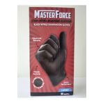 MasterForce Master Force Siyah Nitril Kalın Eldiven Large ( L ) Büyük Boy Beden Yeni Ürün - Yeni Paket 2022