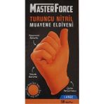 Masterforce Master Force Turuncu 50'li Nitril Eldiven