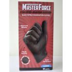 Masterforce Siyah Nitril Kalın Eldiven Large(L) Beden