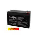 MasterPlus 12v 7ah Kuru Tip Akü Ups Güç Kaynağı Aküsü Çocuk Araba Aküsü