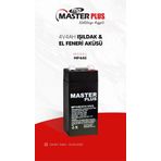 Masterplus 4V4Ah Kuru Akü Işıldak & El Feneri Aküsü Mp440