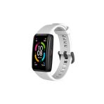 Mastersonic Huawei Band 6 Uyumlu Krd-47 Uyumlu Mtsc Kordon-Beyaz