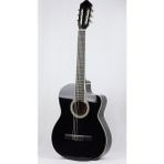 Masterwork LC 3900 CEQ BK Elektro Klasik Gitar