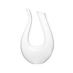 MASUNN 1500ml lüks kristal cam U-şekilli boynuz şarap sürahi şarap dökücü kırmızı şarap sürahi havalandırıcı