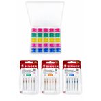 Masura Tuhafiye 25 li Masura Seti Makine İğnesi 70/10 - 80/12 - 90/14 numara