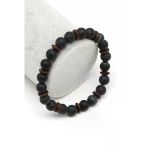 Mat Akik-Coconat Doğal Taş Bileklik 8 Mm Küre Kesim - Blk-2034