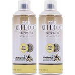 Mat Akrilik Vernik 400 ml Sprey 2 Adet Kalıcı Şeffaf Koruma Iç ve Dış Mekan Çizilmeye Karşı Dayanıklı Kalıcı - Çok Renkli
