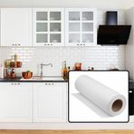 Mat Beyaz Mobilya ve Dolap Kaplama Folyosu 61 CM 61 cm x 7 Metre
