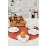 Mat Beyaz Yumurtalık 13 Cm 6 Adet