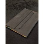 MAT DERİ Macbook Air Çantası Füme Nubuk Deri El Dikişi Macbook Pro Kılıfı 13" 14" Seçenekli - Renkli