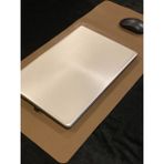 MAT DERİ Mouse Pad Hakiki Deri Masa Matı 35 x 60 cm Oyuncu Mousepad Laptop Altlığı Ofis Aksesuar - Vizon