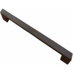 Mat Siyah Burgaz Kulp 192 Mm, Şık ve Dayanıklı Kapı Kolu - Ahşap - Seçenek 1