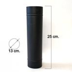 Mat Siyah Emaye Soba Borusu 25 Cm 1.Kalite