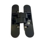 MAT SİYAH GÖMME GİZLİ AYARLI KAPI MENTEŞESİ EKO 110 x 24 mm. 40 Kğ.
