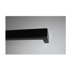 MAT SİYAH PASLANMAZ ÇELİK SÜRGÜ VE ÇEKME KAPI KOLU 40X20 MM. PROFİL
