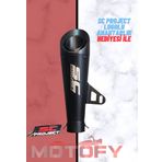 Mat Siyah Sc Project Racing Performans Egzozu 31,5Cm - A Kalite