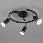MAT SİYAH ÜÇLÜ LED AVİZE HAREKETLİ BAŞLIK GÜN IŞIĞI LED AMPULLÜ PANASONİC MARKA LEDLİ MYL003459