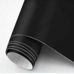 Mat Siyah Yapışkanlı Kaplama Folyosu 122 CM X 9 MT