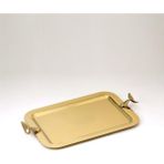 Mat Steel Orta Boy Tepsi Gold - 1,1 ml