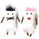 Matatabi Cats 14 cm Beyaz Mrs.Matatabi Çıngıraklı Peluş Kedi Oyuncağı