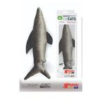 Matatabi Cats 28 cm Fiso Köpek Balığı Şeklinde Matatabili Çıngıraklı Peluş Kedi Oyuncağı