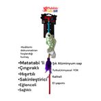 Matatabi Cats Balık Alüminyum Saplı Kedi Oltası (Matatabili, Hışırtılı, Çıngıraklı)