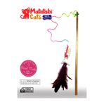 Matatabi Cats Jr. Fish Kedi Oltası Ahşap Saplı, Sesli, Matatabili Kedi Oyuncağı
