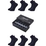 Matateks Bambu Erkek Düz Yarım Konç Çorap 200 Iğne Dikişsiz Premium 6’lı Kutulu - 166-Lacivert - 41 - 44