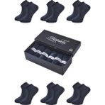 Matateks Bambu Erkek Patik Düz Çorap 200 Iğne Dikişsiz Premium 6’lı Kutulu - 166-Lacivert - 38 - 40